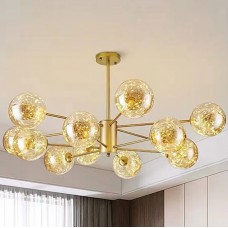 Φωτιστικό Κρεμαστό LED 72W 8000lm 230V Θερμό Φως Χρυσαφί 955COLIN72/12